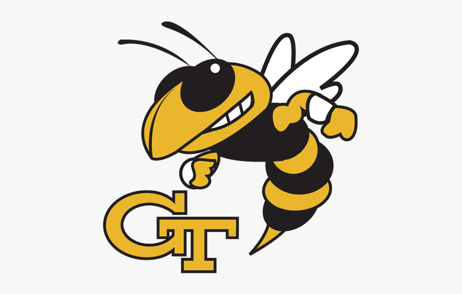 Hornet Clipart Georgia Tech - Ga Tech Yellow Jacket, Transparent Clipart