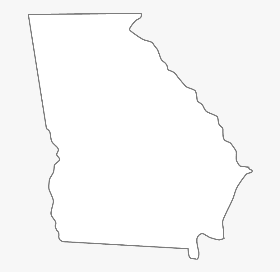 Georgia Flag Clipart Georgia State - Georgia State Silhouette Png, Transparent Clipart