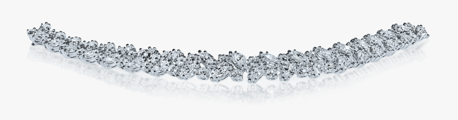 Diamond, Jewellery, White Gold, Bracelet - Diamond Bracelet Transparent Background, Transparent Clipart