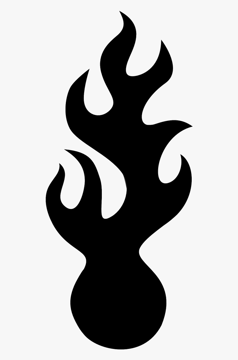 Fireball Clipart Dragon Flame - Silhouette Of Fireball, Transparent Clipart