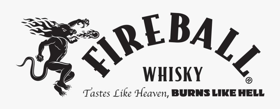 Fireball Cinnamon Whisky Logo, Transparent Clipart