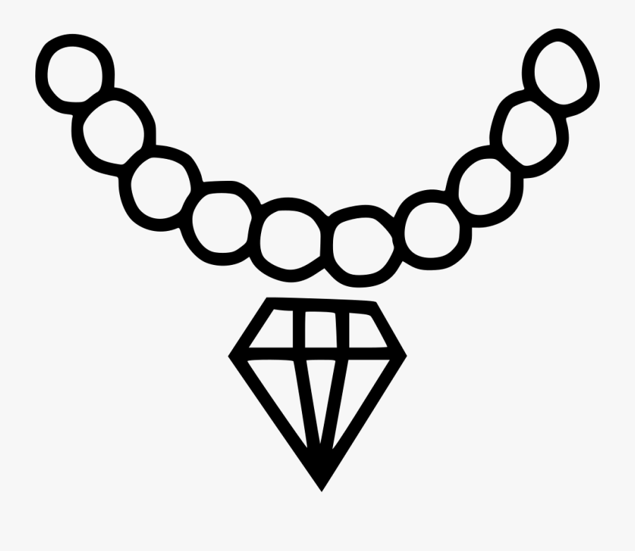 Party Wear Necklace Jewel Diamond Pearl Jewellery - Imagenes De Collar Para Dibujar, Transparent Clipart