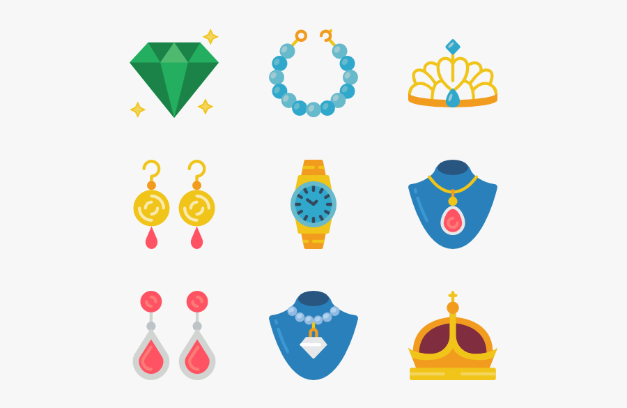 Jewelry - Jewelry Flat Icon, Transparent Clipart