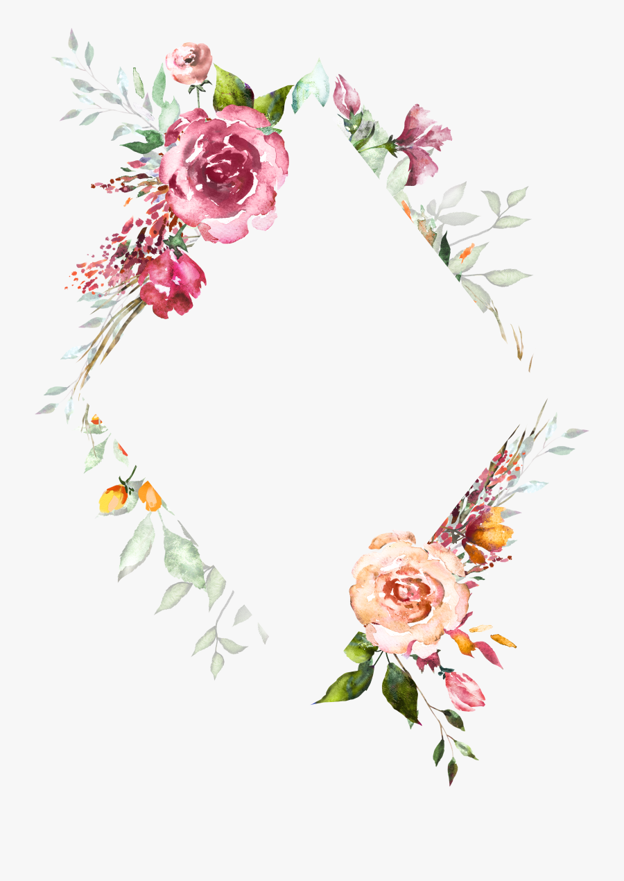 Transparent Hydrangea Clipart - Watercolor Pumpkin Geometric Clipart, Transparent Clipart