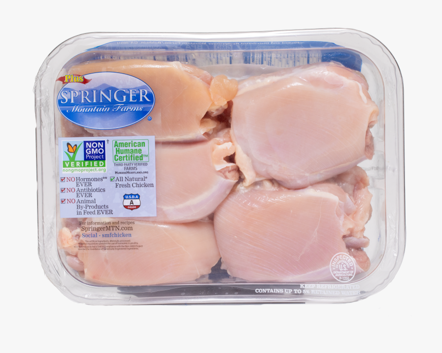 Chicken Drumstick Png - Springer Mountain Boneless Thighs, Transparent Clipart