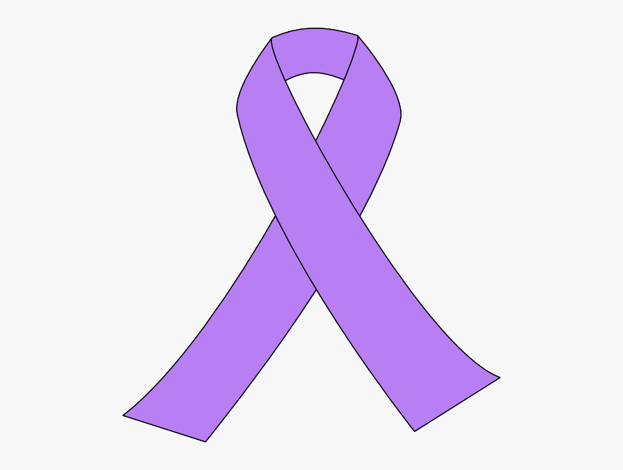 Purple Breast Cancer Sign, Transparent Clipart