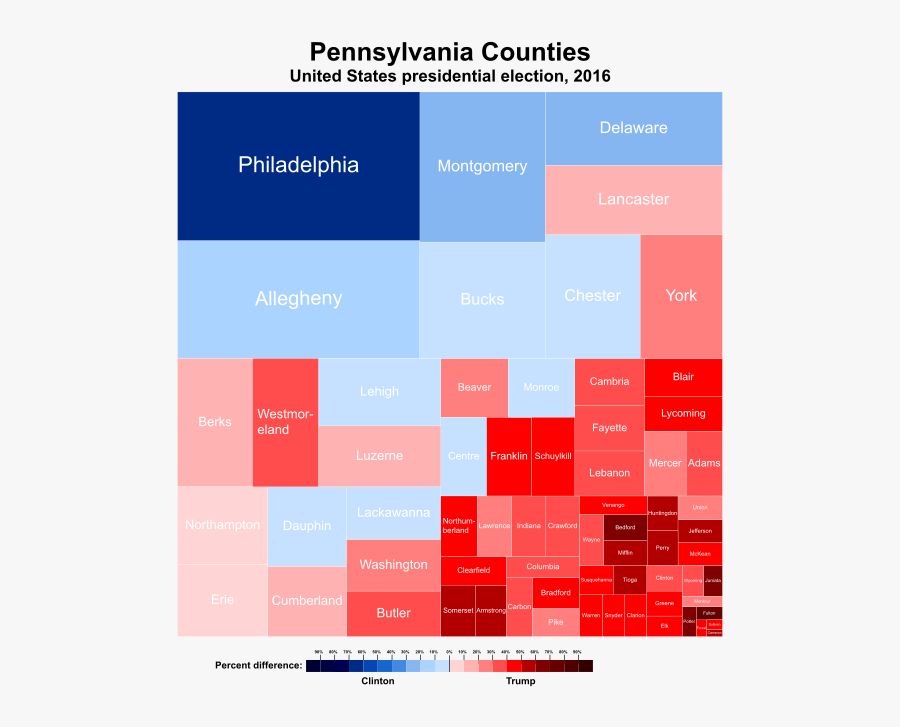Pennsylvania - - Pennsylvania Treemap, Transparent Clipart