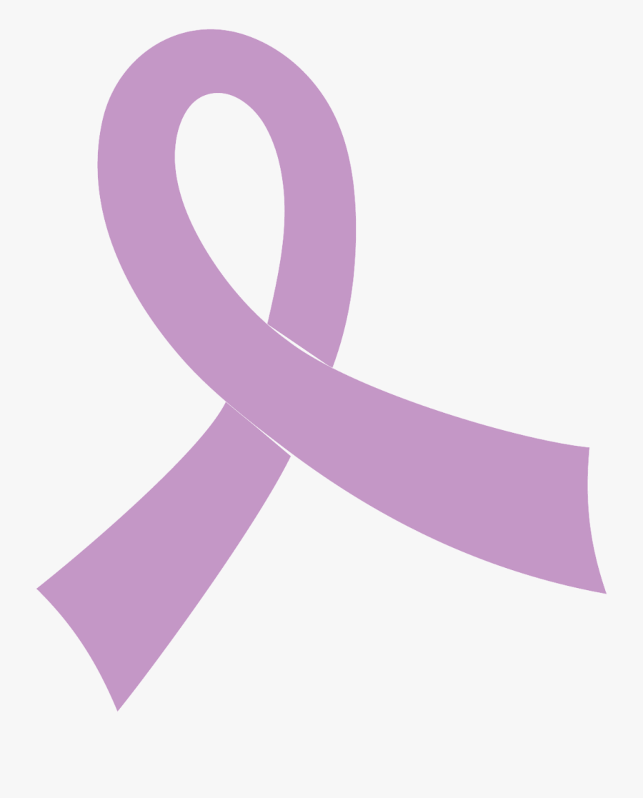 Hope Clipart Purple Ribbon, Transparent Clipart
