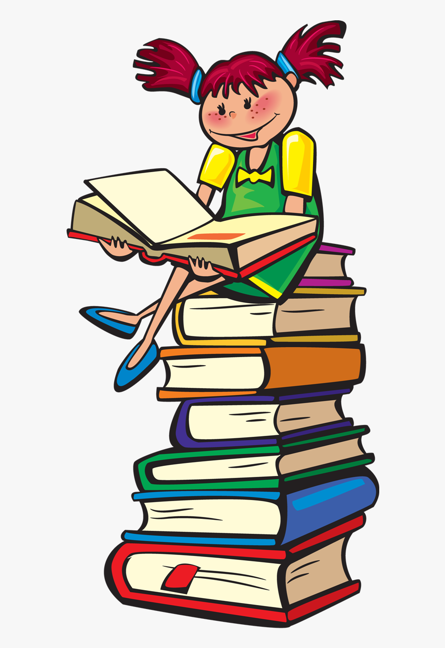 Aquarelle Clip Art - Student With Books Clipart, Transparent Clipart