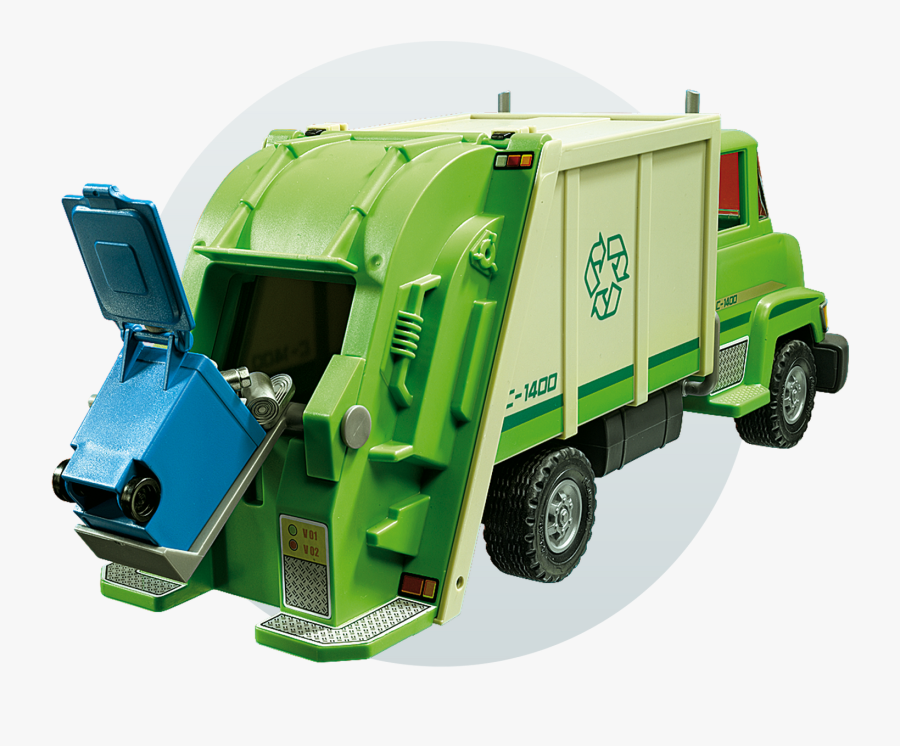 Clip Art Playmobil Usa - Playmobil Recycling Truck, Transparent Clipart