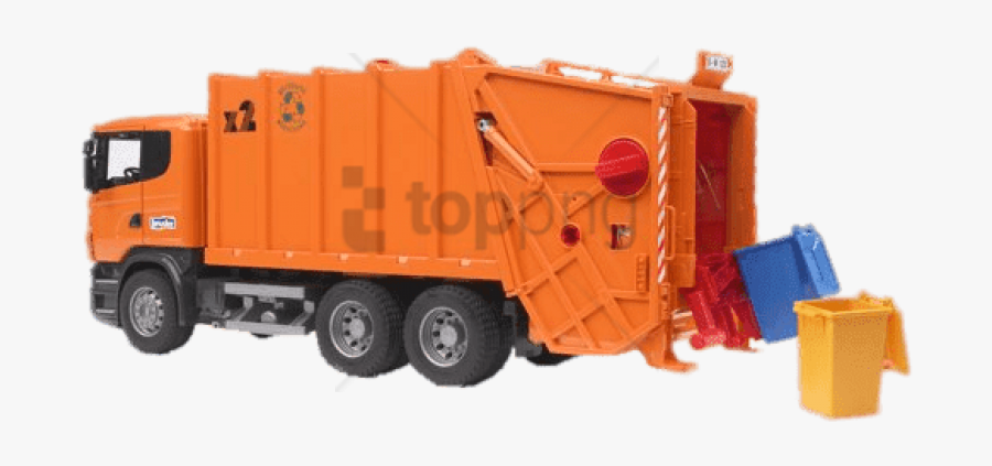 Garbage Truck Png - Caminhão De Lixo De Brinquedo, Transparent Clipart