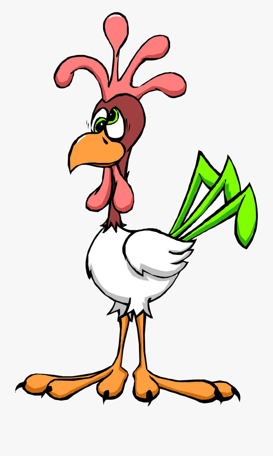 Chicken Cartoon Chickens Clipart Best Tatoo Pintura - Free Cartoon Chicken, Transparent Clipart