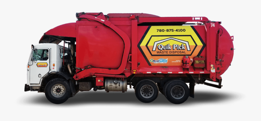 Trailer Truck - Garbage Truck, Transparent Clipart