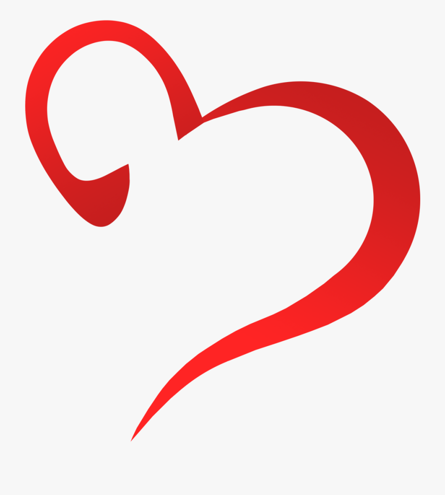 Heart Shaped Clipart Loveheart Pencil And In Color - Vector Heart Logo Png, Transparent Clipart