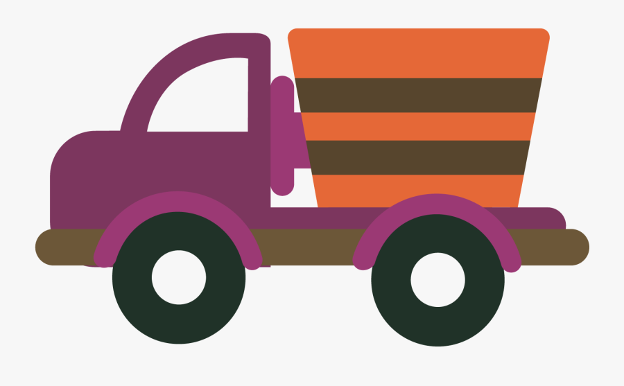 Car Pickup Truck Clip Art - Truck Trolley Vector, Transparent Clipart