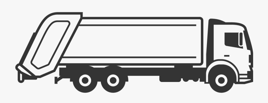 Garbage Truck Clipart, Transparent Clipart