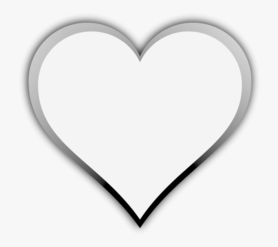 Transparent Plaque Clipart - White Love Heart Vector, Transparent Clipart