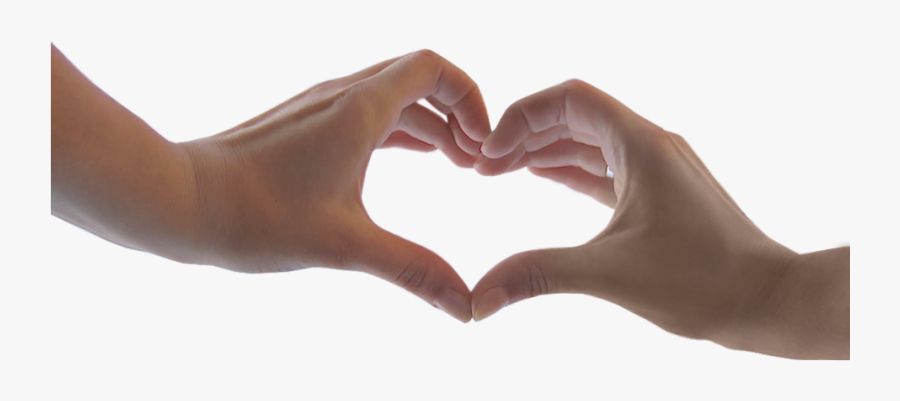Clip Art Heart Shaped Hands - Heart With Hands Png, Transparent Clipart