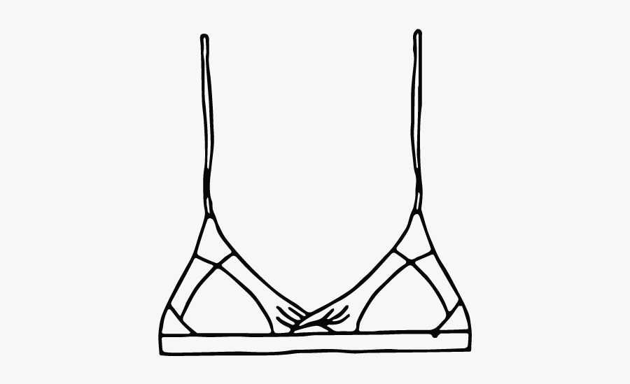 Twisted Triangle - Lingerie Top, Transparent Clipart