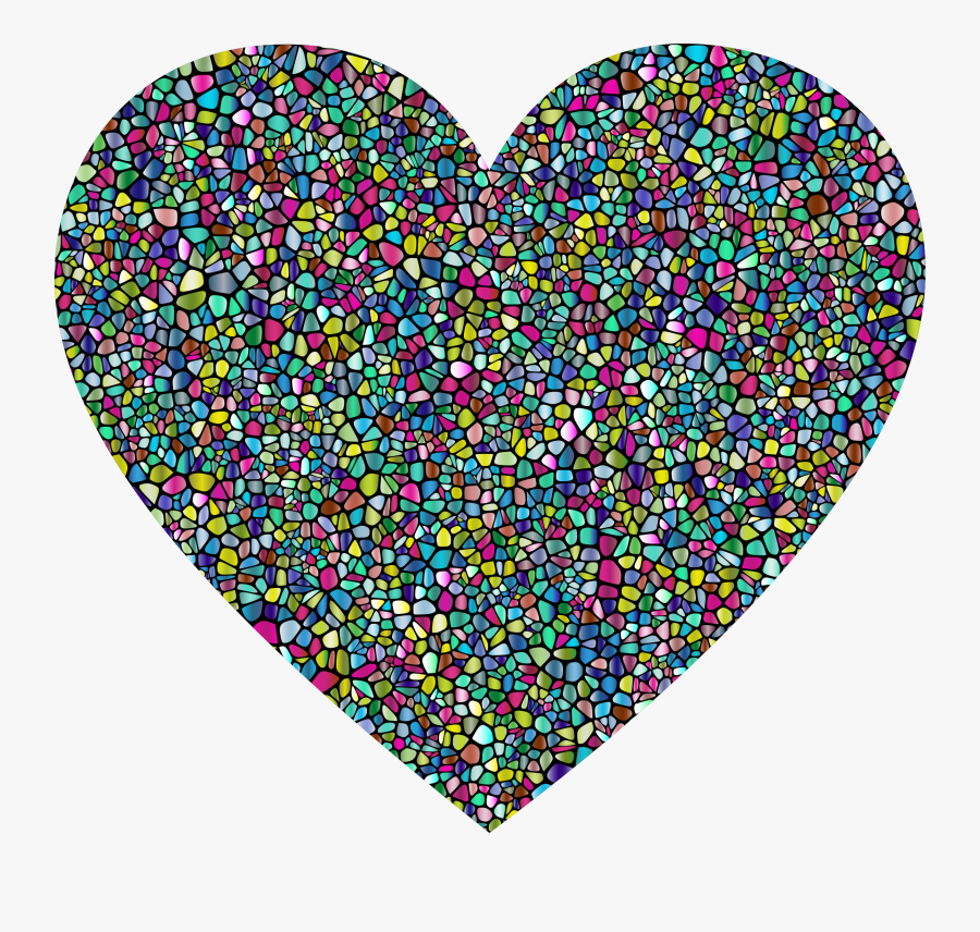 Pearls Clipart Heart Shape - Transparent Background Glitter Heart Clipart, Transparent Clipart