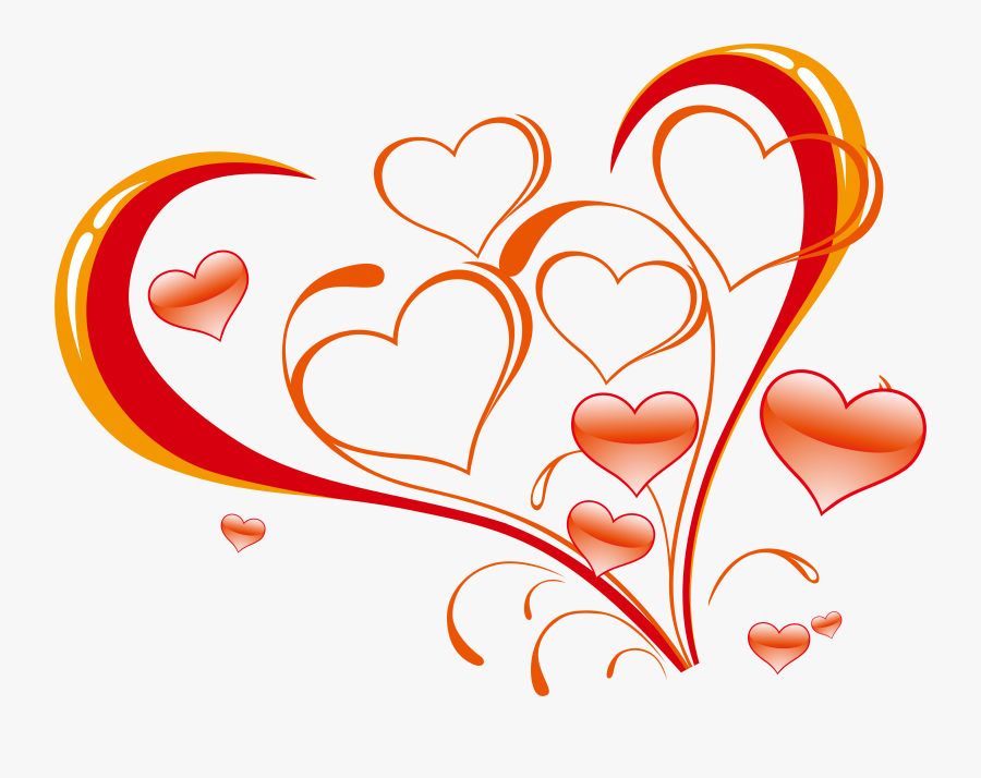 Heart-shaped Creative Abstract Images Pull Hd Free - Corazon Abstracto Png, Transparent Clipart