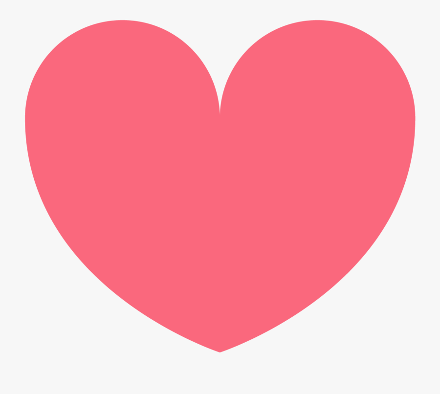 Heart Icon Facebook Png, Transparent Clipart