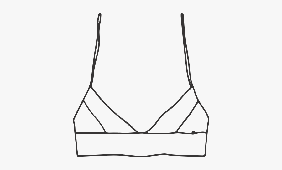 Triangle Crop - Brassiere, Transparent Clipart