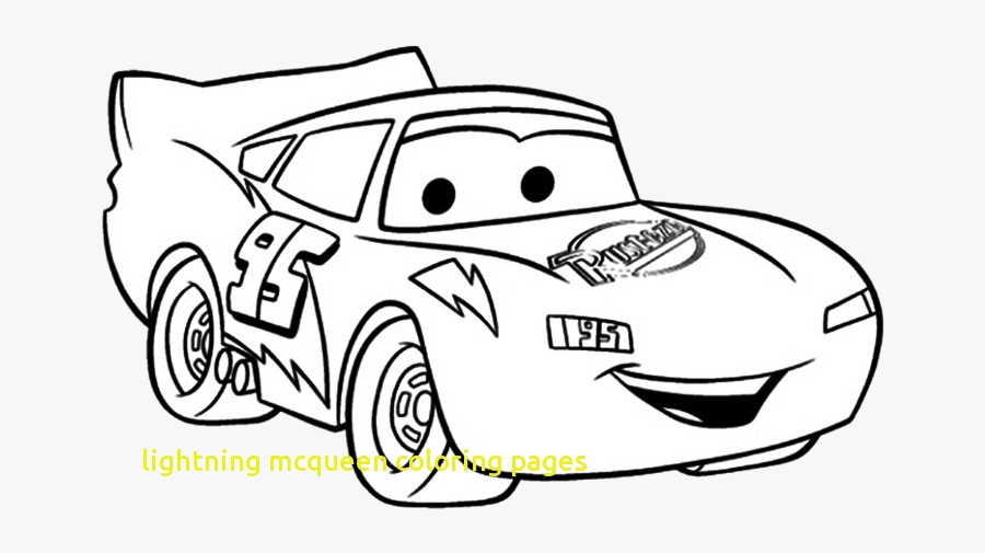 Lightning Mcqueen 95 Coloring Pages With Best Clip - Lightning Mcqueen Coloring Page Free, Transparent Clipart