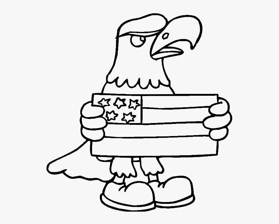 American Eagle Showi - American Revolution Drawing Easy, Transparent Clipart