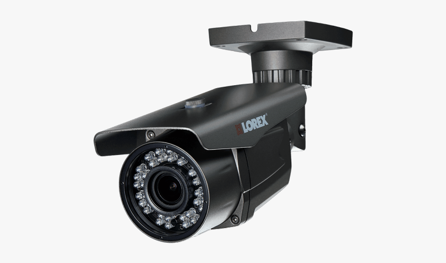 Security Black Camera, Transparent Clipart