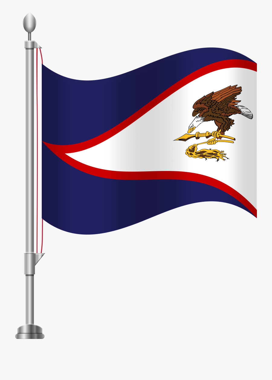 American Samoa Flag Png Clip Art, Transparent Clipart