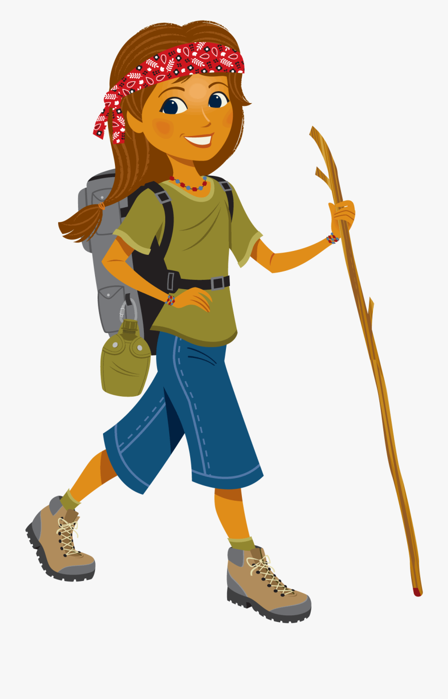 Where We Are On Our Journey - Clip Art Mountain Climber Clipart, Transparent Clipart