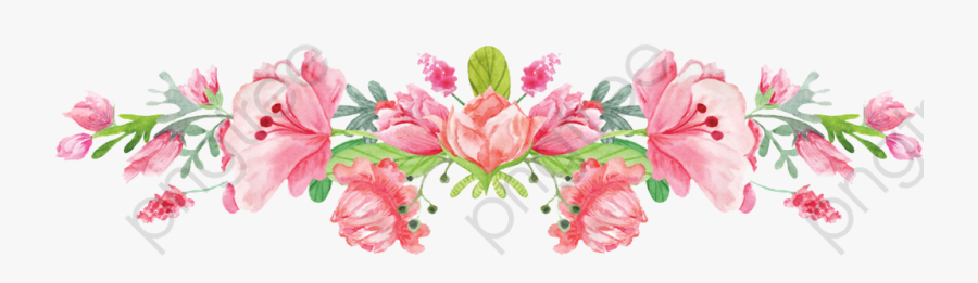 Flowers Clipart Flower Garden - Color Water Flowers, Transparent Clipart