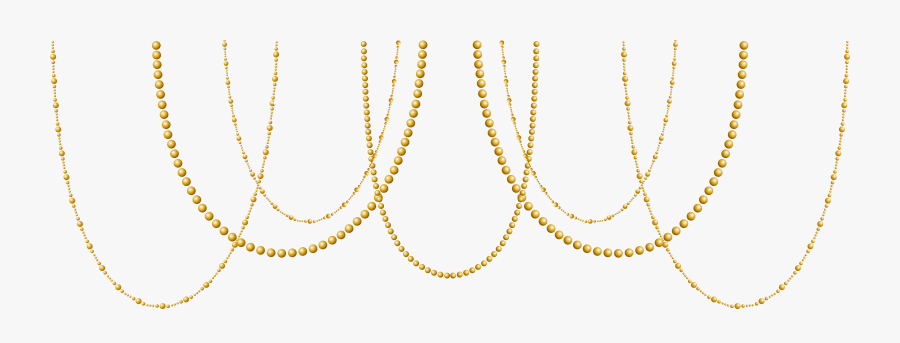 Pearls Clipart Png Image Transparent Library - Gold Art Deco Transparent, Transparent Clipart
