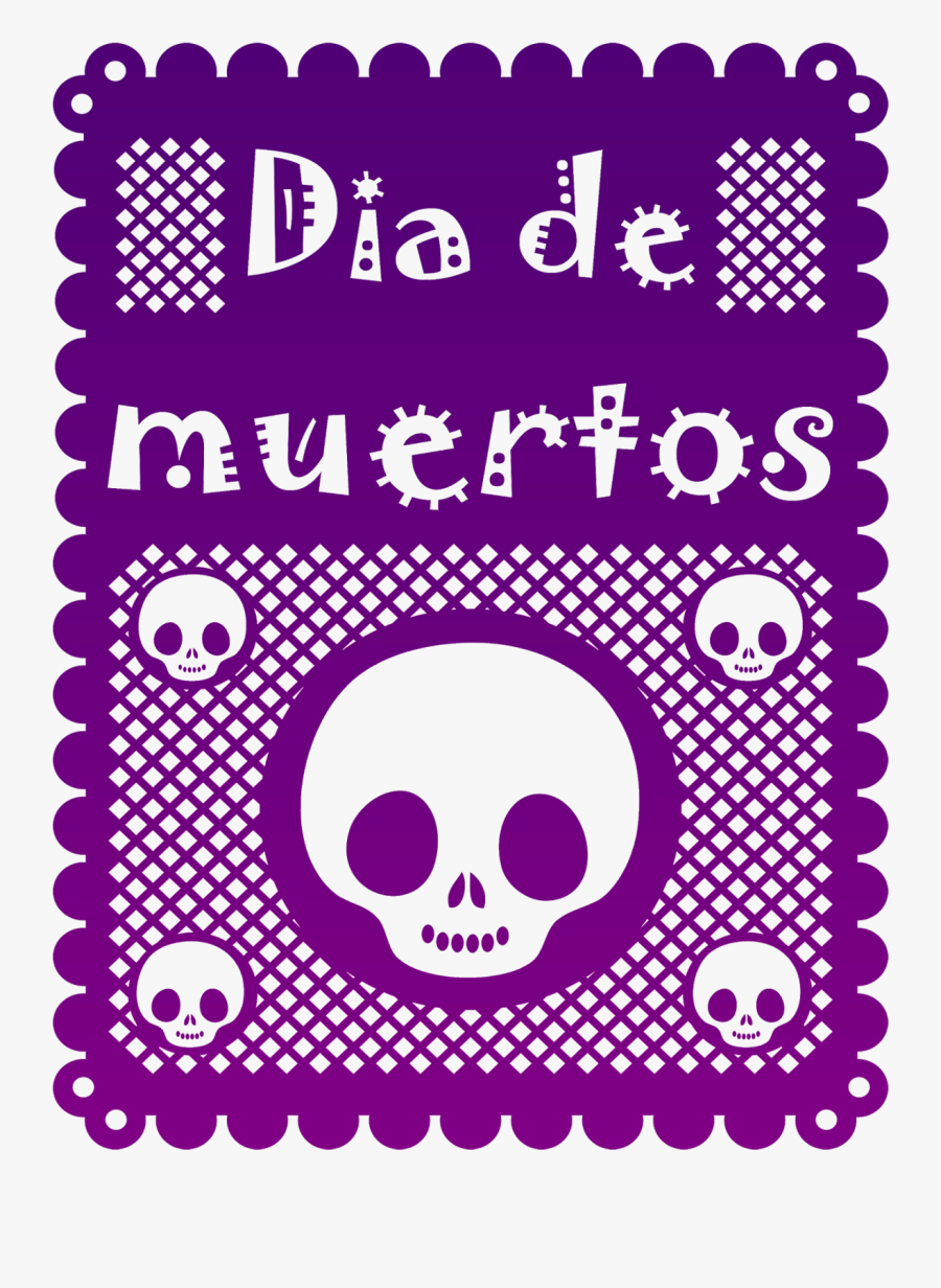 Cosas En Png Para - Papel Picado Dia De Muertos Png, Transparent Clipart