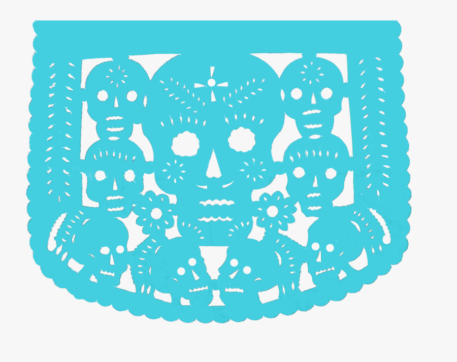 Calaveras Papel Picado Png, Transparent Clipart