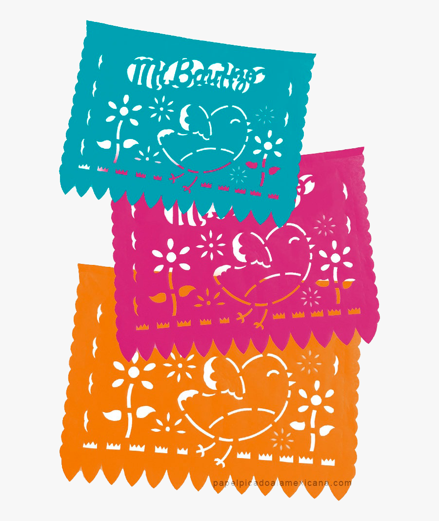 Transparent Papel Picado Clipart - Adornos De Papel Mexicanos, Transparent Clipart
