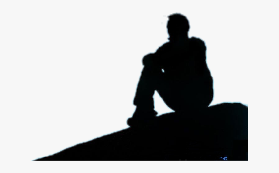 #ftestickers #people #silhouette #mountain #climber - Sad Images Hd Png, Transparent Clipart
