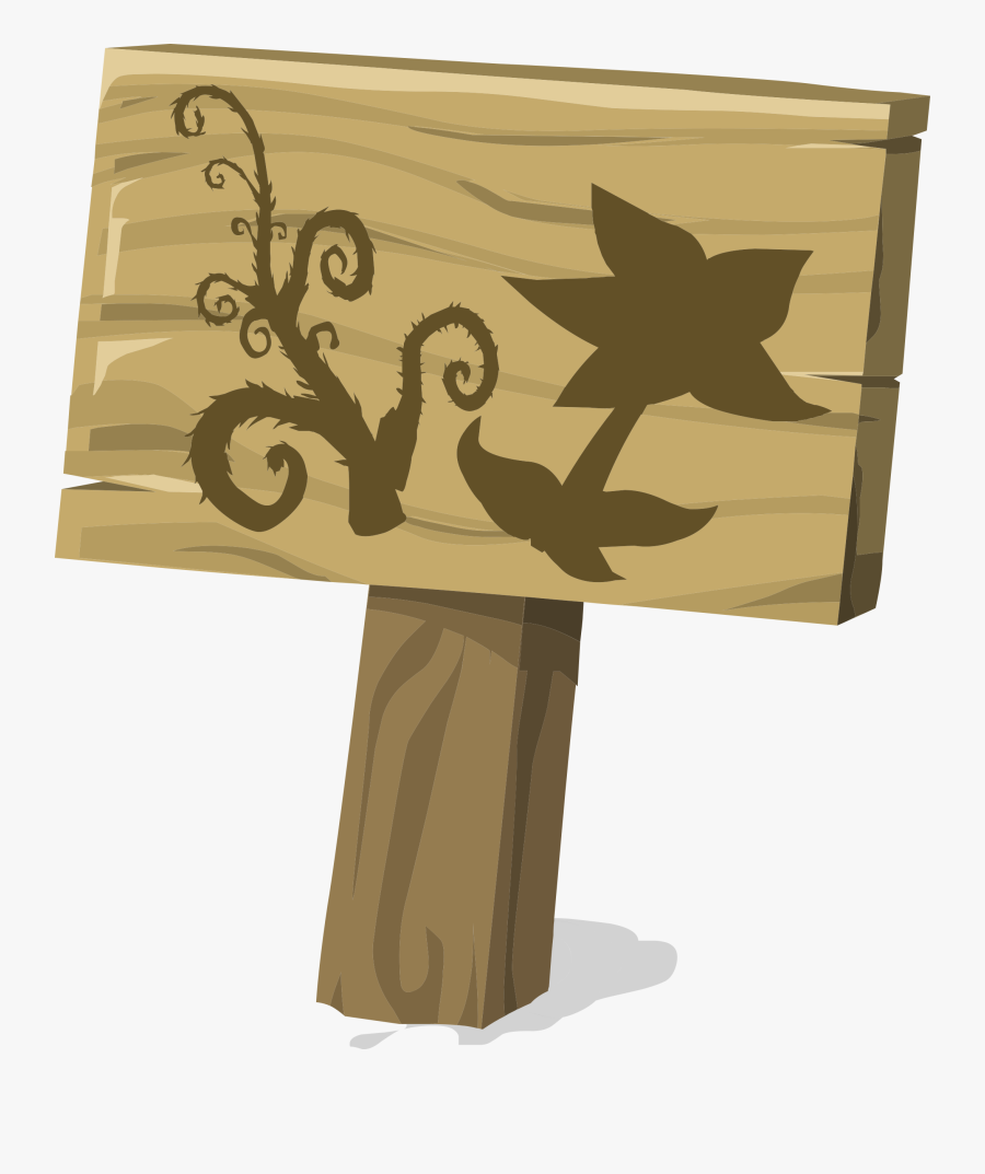 Clipart - Garden Sign Transparent Background, Transparent Clipart