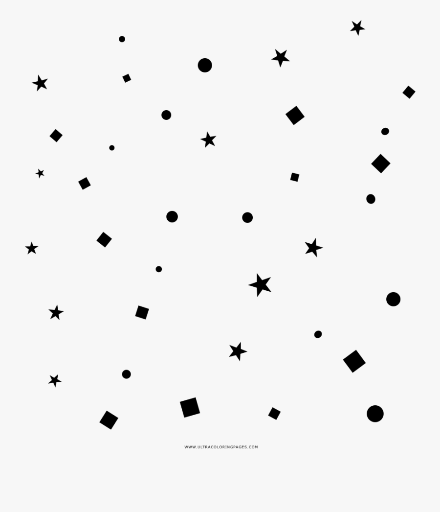 Transparent Papel Picado Png - Confetes Para Colorir, Transparent Clipart