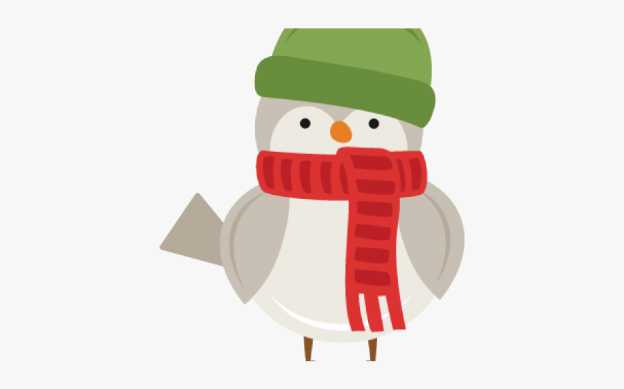 Cute Winter Bird Clipart, Transparent Clipart