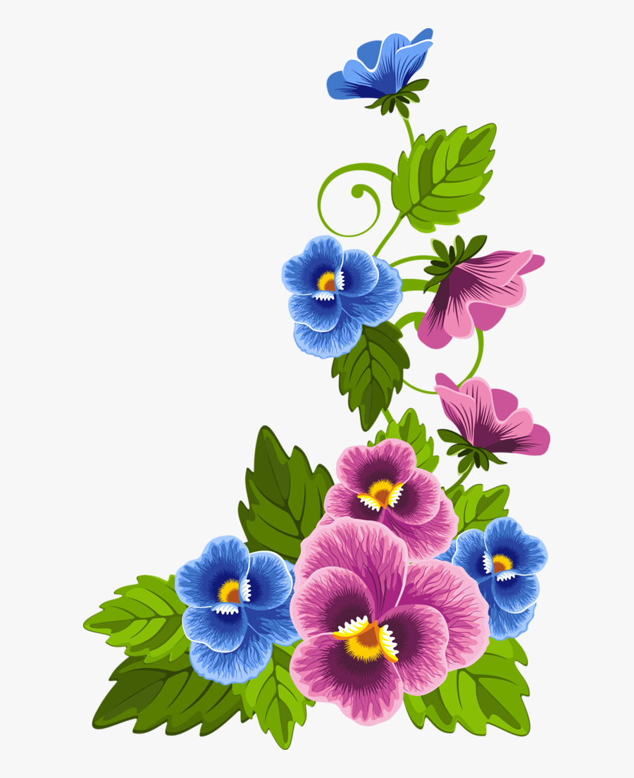 Pansy Flower Clipart, Transparent Clipart