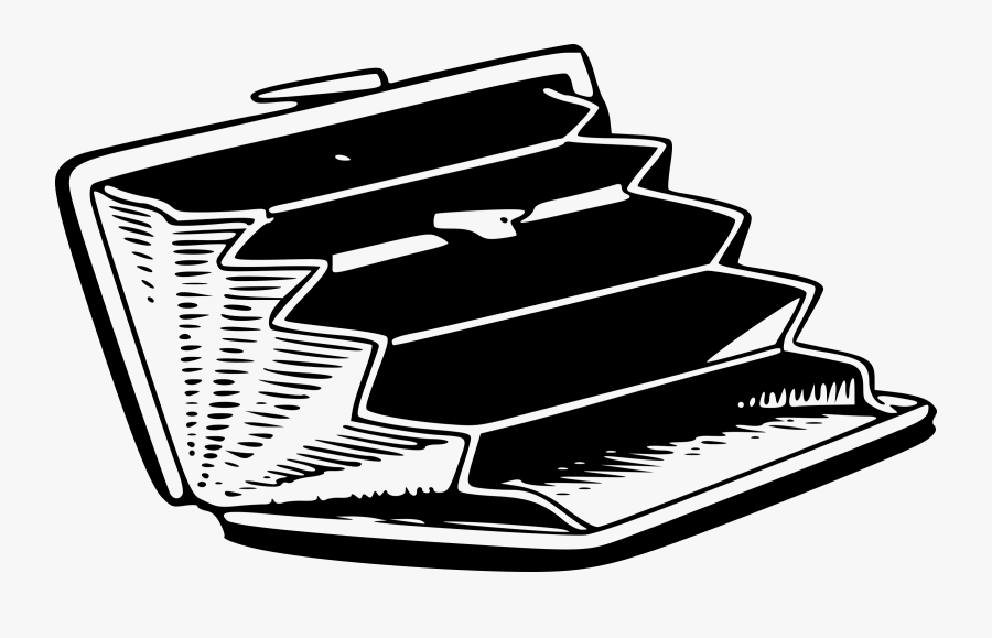 Empty Wallet Clipart Black And White, Transparent Clipart
