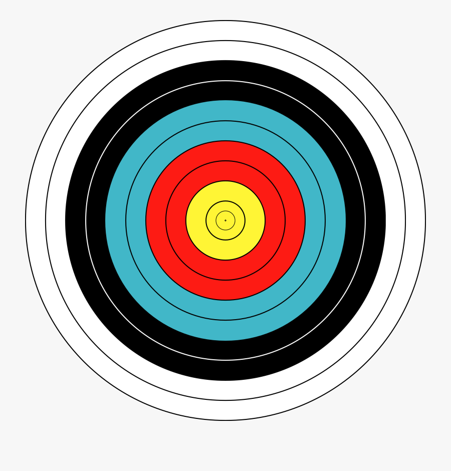 Archerytarget - Tablero Tiro Al Blanco, Transparent Clipart