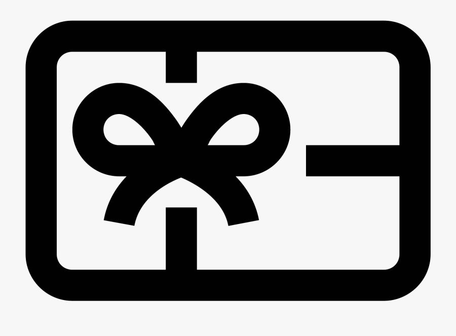 Gift Card Icon Png, Transparent Clipart