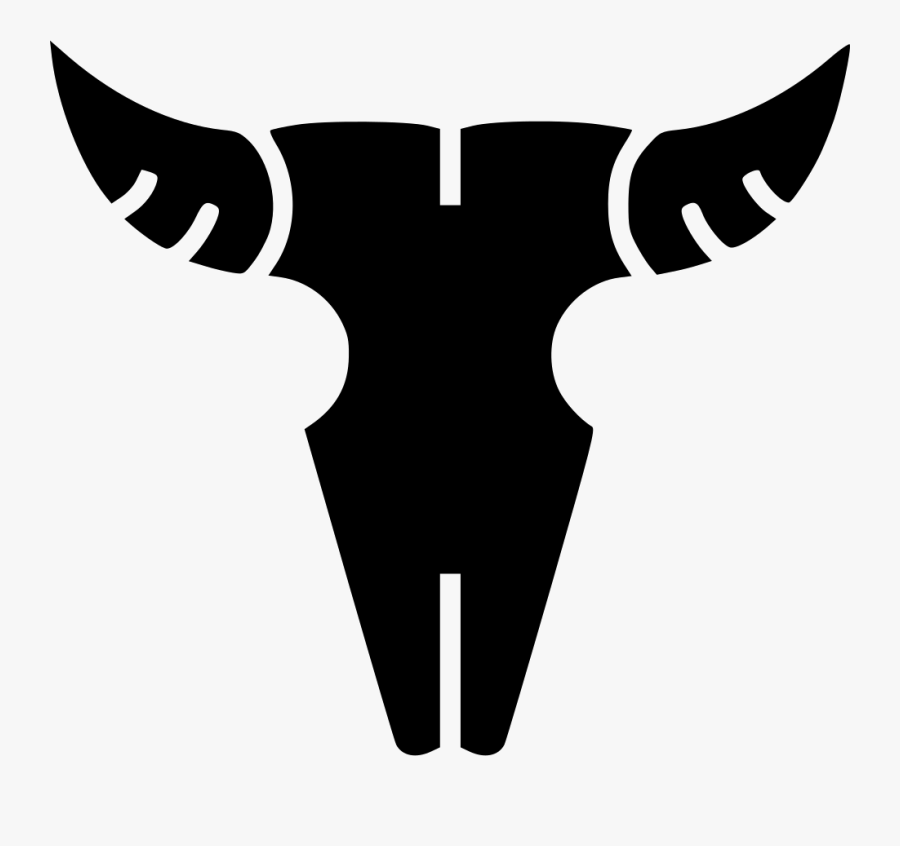 Skull Cow Bull Desert Wild Death Bones - Skull Png Icon, Transparent Clipart