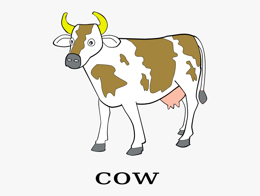 Clip Art Of Cow, Transparent Clipart