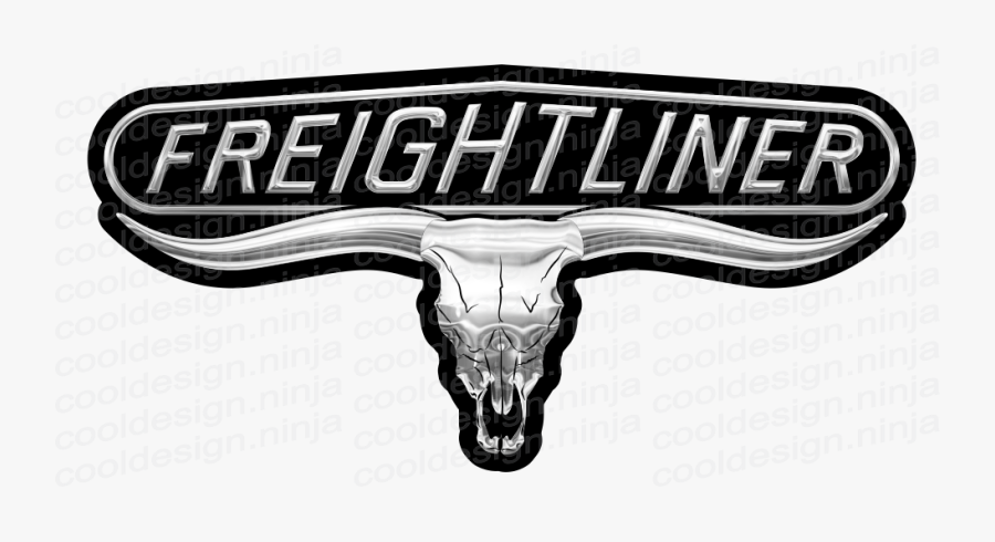 Clip Art Custom Freightliner Decals Cool - Freightliner Bull Skull, Transparent Clipart