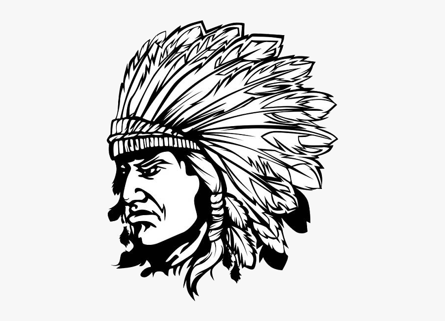 Clip Art Png Image Purepng Free - Indian Chief Clipart Black And White, Transparent Clipart