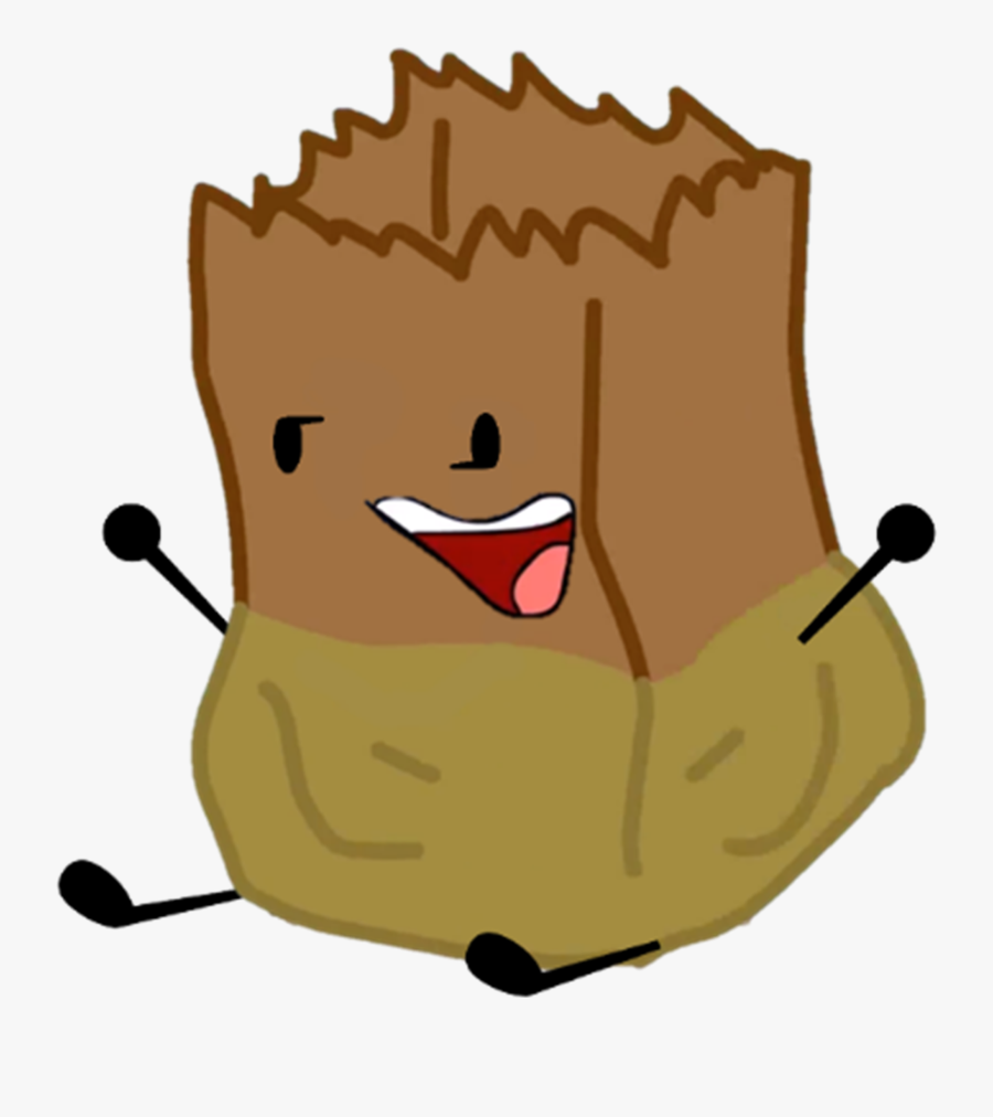 Old Barf Bag Bfdi Clipart , Png Download - Battle For Dream Island Old Barf Bag, Transparent Clipart